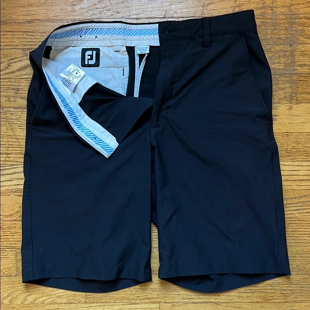 FootJoy Men's Black Golf Shorts